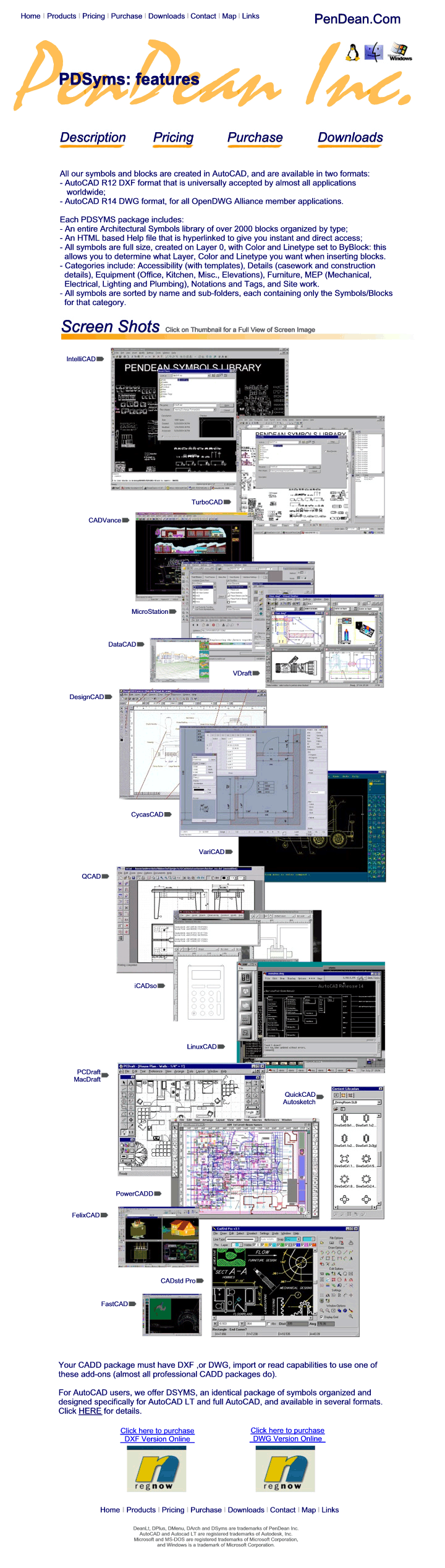 PDSYMS DXF Symbols Library - DXF format Symbols Library for CAD.